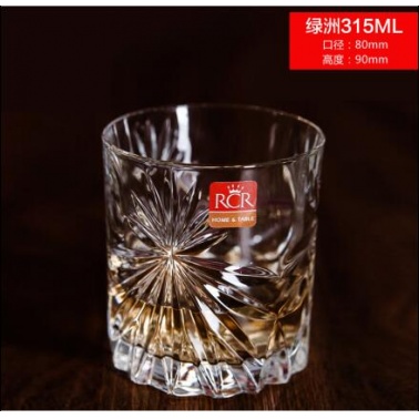6只意大利RCR进口无铅水晶玻璃洋酒杯 烈酒杯 威士忌杯